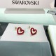 Swarovski Una Earrings Heart Gold Plated 5634812