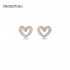 Swarovski Una Earrings Rosegold Coloured Ear Studs 5628659