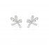 Swarovski Volta Stud Earrings Bow White Rhodium Plated 5647579