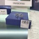 Swarovski Volta Stud Earrings Bow White Rhodium Plated 5647579