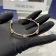 Swarovski Constella Hoop Earrings Rose Gold