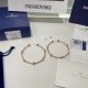 Swarovski Constella Hoop Earrings Rose Gold