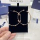 Swarovski Constella Hoop Earrings Rose Gold