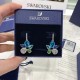 Swarovski Sunny Pierced Earrings Multi Colored