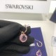 Swarovski Tahlia Mini Hoop Earrings, Rose Gold