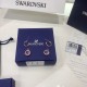 Swarovski Tahlia Mini Hoop Earrings, Rose Gold