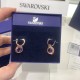 Swarovski Tahlia Mini Hoop Earrings, Rose Gold