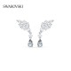 Swarovski Tennis Deluxe Pierced Earrings Wing