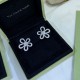 Van Cleef & Arpels Flowerlace Of Silver VCA Earrings