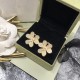 Van Cleef & Arpels Frivole Carrings Pink Gold Green VCA Earrings Silver 3 Colors