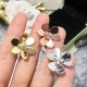 Van Cleef & Arpels Frivole Carrings Rose Gold VCA Earrings Silver 3 Colors