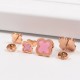 Van Cleef & Arpels Sweet Alhambra Gold VCA Earrings Pink 2 Colors