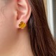 Van Cleef & Arpels Sweet Alhambra Gold VCA Earrings Yellow