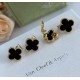 Van Cleef & Arpels Sweet Alhambra Of Black Gold VCA Earrings 2 Colors