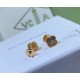 Van Cleef & Arpels Sweet Alhambra Of Gold And Silver VCA Earrings 2 Colors