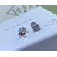 Van Cleef & Arpels Sweet Alhambra Of Gold And Silver VCA Earrings 2 Colors