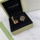 Van Cleef & Arpels Sweet Alhambra Of Gold/Silver VCA Earrings 2 Colors