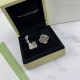 Van Cleef & Arpels Sweet Alhambra Of Gold/Silver VCA Earrings 2 Colors