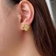 Van Cleef & Arpels Sweet Alhambra Of Gold VCA Earrings And Silver 2 Colors