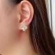 Van Cleef & Arpels Sweet Alhambra Of Gold VCA Earrings And Silver 2 Colors