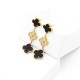 Van Cleef & Arpels Sweet Alhambra Of Gold VCA Earrings Black Red Blue 6 Colors