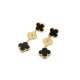 Van Cleef & Arpels Sweet Alhambra Of Gold VCA Earrings Black Red Blue 6 Colors