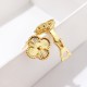 Van Cleef & Arpels Sweet Alhambra Of Gold VCA Earrings