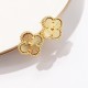 Van Cleef & Arpels Sweet Alhambra Of Gold VCA Earrings