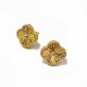 Van Cleef & Arpels Sweet Alhambra Of Rose Gold VCA Earrings Gold/Silver/Red 3 Colors