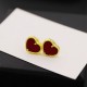 Van Cleef & Arpels Sweet Alhambra Rose Gold VCA Earrings Green Red 4 Colors