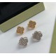 Van Cleef & Arpels Sweet Alhambra Rose Gold VCA Earrings Silver 2 Colors