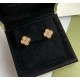 Van Cleef & Arpels Sweet Alhambra Rose Gold VCA Earrings Silver 2 Colors