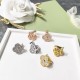 Van Cleef & Arpels Sweet Alhambra Rose Gold VCA Earrings Silver And Gold 3 Colors