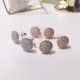 Van Cleef & Arpels Sweet Alhambra Rose Gold VCA Earrings Silver And Gold