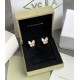 Van Cleef & Arpels Two Butterfly White Gold VCA Earrings