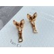 Van Cleef & Arpels Two Butterfly White Gold VCA Earrings