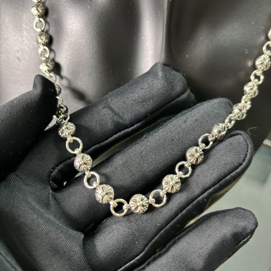 Chrome Hearts Silver Necklace L60cm