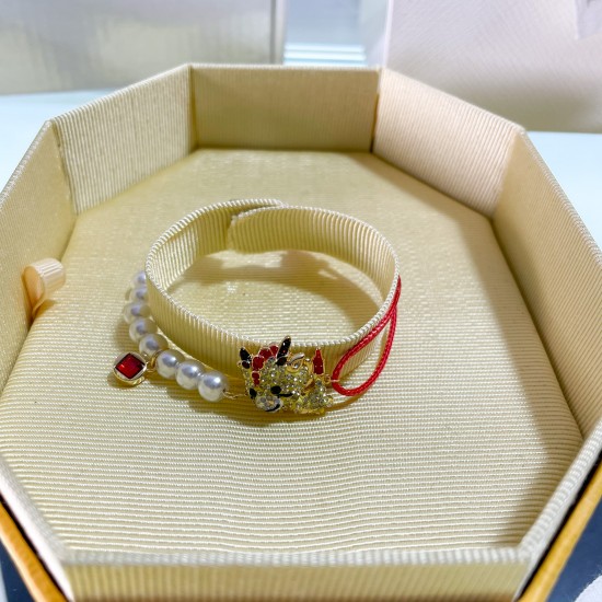 Swarovski Chinese Zodiac Gold Red Bracelet 5675839