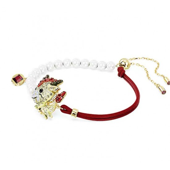 Swarovski Chinese Zodiac Gold Red Bracelet 5675839