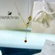 Swarovski Chinese Zodiac Gold Red Necklace 5676540