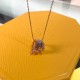 Swarovski Dragon Phoenix Gold Rose Necklace 5675826