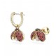 Swarovski Idyllia Gold Red Earring 5666131