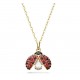 Swarovski Idyllia Gold Red Necklace Pendant 5666225