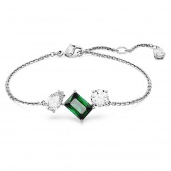 Swarovski Mesmera Silver Green Drop Necklace 5668360 