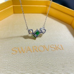 Swarovski Mesmera Silver Green Necklace 5668278 