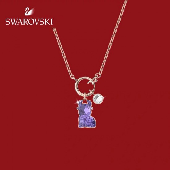 Swarovski Chinese Zodiac Ox Necklace