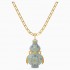 Swarovski Flower of Fortune Necklace Gold