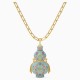 Swarovski Flower of Fortune Necklace Gold