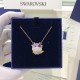 Swarovski Little Necklace Ox, Purple, Rose Gold