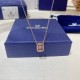 Swarovski Millenia Necklace Square Pink